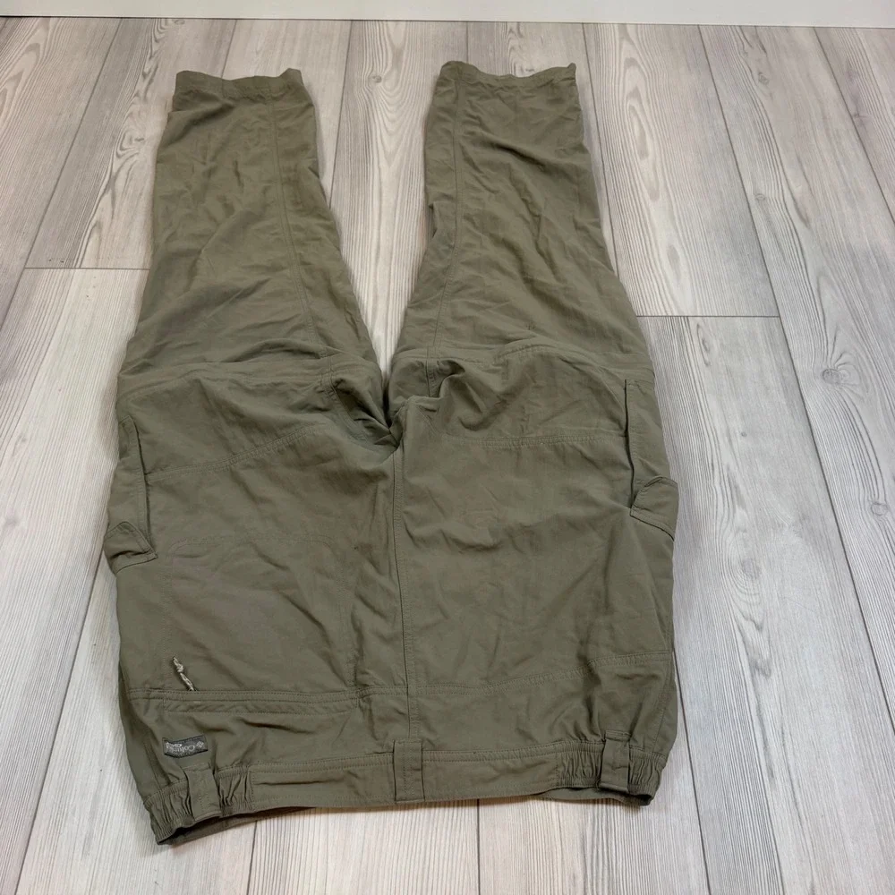 Columbia GRT Mens Convertible Cargo Pants Green Large 32 Inseam EM8166